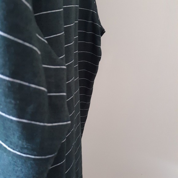 Croft & Barrow Men's Dark Green Striped Polo Shirt Size S Short Sleeve Collared - Picture 6 of 10